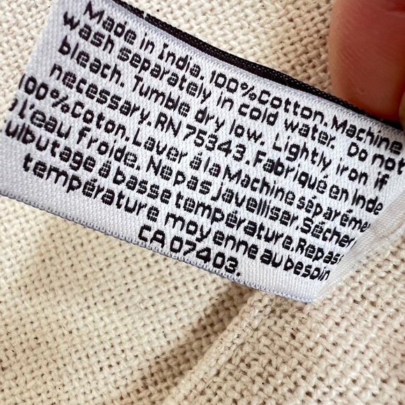 Cupcakes and Cashmere Placemats Cottagecore Countrycore Daisies Set of 4 Cream - Picture 4 of 6